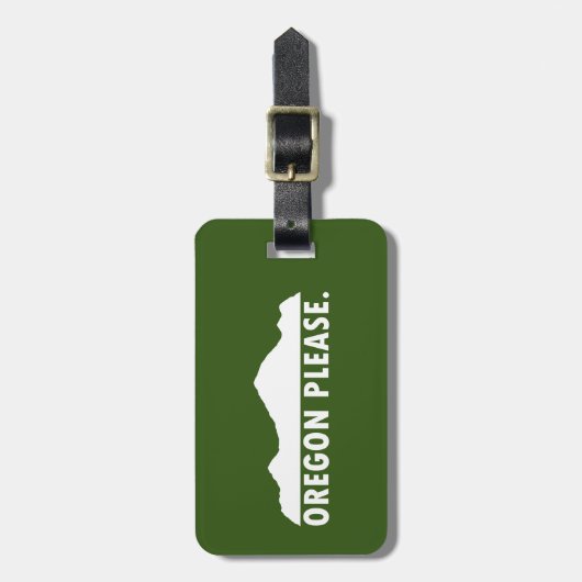 オレゴン州 ラゲッジタグ (正面縦)