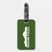 オレゴン州 ラゲッジタグ (裏面縦)