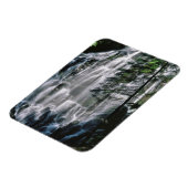 オレゴン州，森の滝 マグネット (左側)