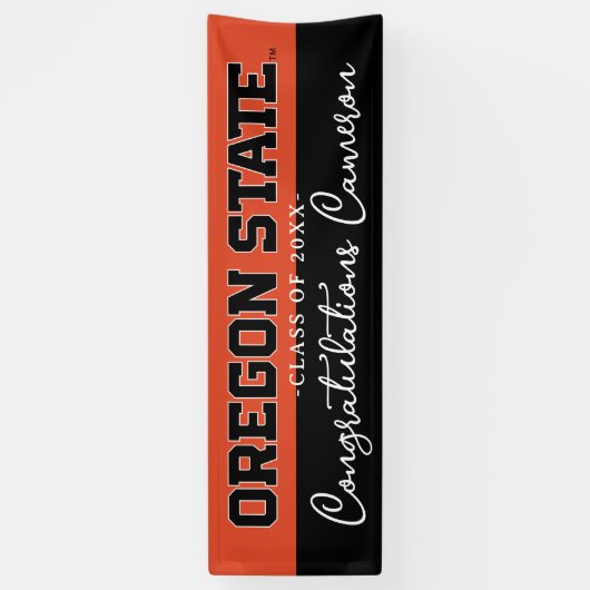 オレゴン州 横断幕 (縦)