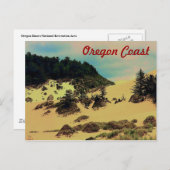 オレゴン州(Oregon Coast (Dunes)はがき ポストカード (正面/裏面)