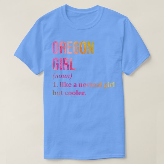 オレゴン州 Tシャツ (デザイン正面)