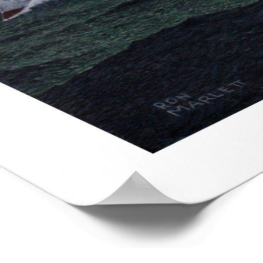 オレゴン州(USS) - 1896 ポスター (角)