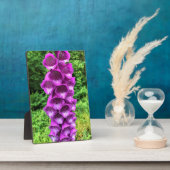 オレゴン州Foxglove花 フォトプラーク (側面)