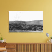 オレゴン州Hepnerの鳥瞰写真 キャンバスプリント (インサイチュ (リビング))