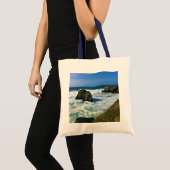 オレゴン州Yaquina Head Outstanding Natural Area トートバッグ (正面(商品))