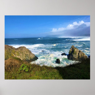 オレゴン州Yaquina Head Outstanding Natural Area ポスター