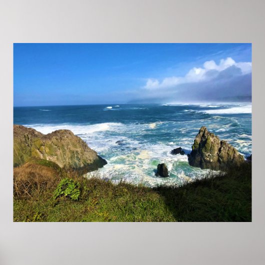 オレゴン州Yaquina Head Outstanding Natural Area ポスター (正面)