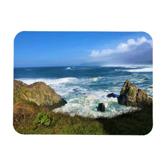 オレゴン州Yaquina Head Outstanding Natural Area マグネット (横)