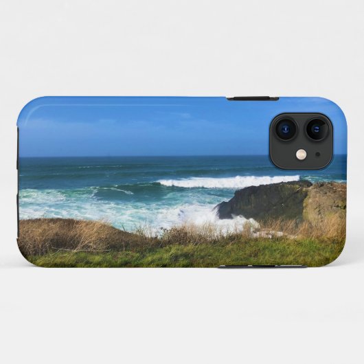 オレゴン州Yaquina Head Outstanding Natural Area Case-Mate iPhoneケース (裏面(横))