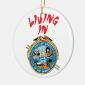 オレゴン市 セラミックオーナメント (左)