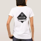 オレゴン恋しく思ジャケット Tシャツ (裏面)