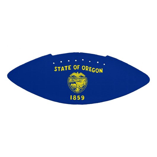 オレゴン旗を持つ愛国的なアメリカンフットボール アメリカンフットボール (パネル)