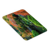 オレゴン日本の州ポートランドの秋の庭園3 マグネット (右側)