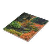 オレゴン日本の州ポートランドの秋の庭園5 タイル (側面)