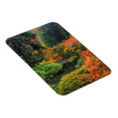 オレゴン日本の州ポートランドの秋の庭園5 マグネット (右側)