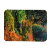 オレゴン日本の州ポートランドの秋の庭園5 マグネット (横)