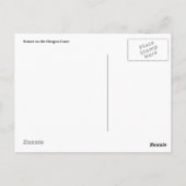 オレゴン日没はがき ポストカード (裏面)