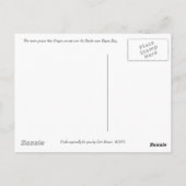 オレゴン日没はがき ポストカード (裏面)