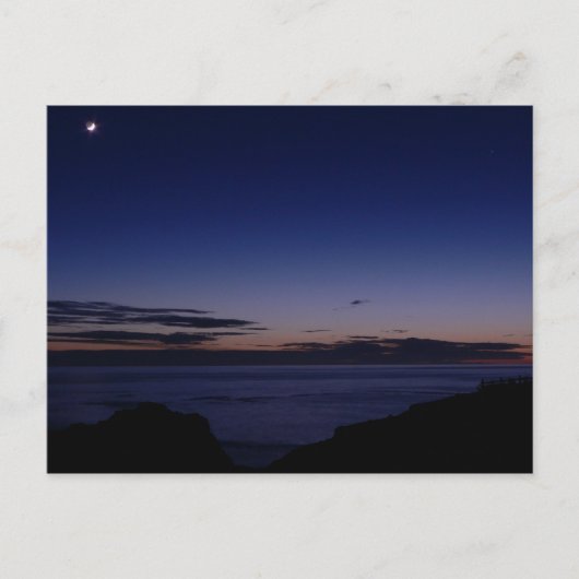 オレゴン日没はがき ポストカード (正面)