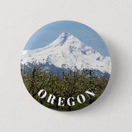 オレゴン果樹園と山フード 缶バッジ