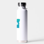 オレゴン波魚釣り ウォーターボトル (左面)