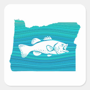 オレゴン波魚釣り スクエアシール