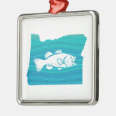 オレゴン波魚釣り メタルオーナメント (左)