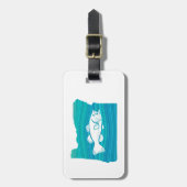 オレゴン波魚釣り ラゲッジタグ (正面縦)