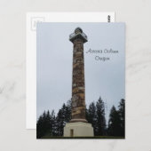 オレゴン海岸のアストリアの列 ポストカード (正面/裏面)