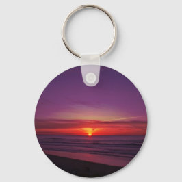 オレゴン海岸の夕日 キーホルダー
