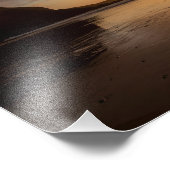 オレゴン海岸の夕日 フォトプリント (角)