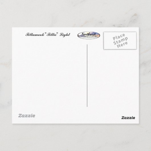 オレゴン海岸を訪れる ポストカード (裏面)