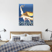 オレゴン海岸タコ キャンバスプリント (インサイチュ (寝室))