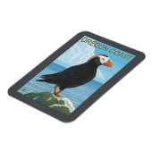 オレゴン海岸タフテッドプフィン マグネット (左側)