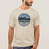 オレゴン海岸山脈のキャンプ Tシャツ (正面)