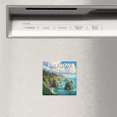 オレゴン海岸旅行 マグネット (インサイチュ (食洗機))