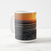 オレゴン海岸日没フォトコーヒーマグ コーヒーマグカップ (正面左)