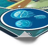 オレゴン海岸水族館 ポスター (角)