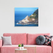 オレゴン海岸沿いのヘケタ岬の灯台 キャンバスプリント (インサイチュ (リビング))