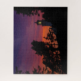 オレゴン海岸沿いのヘケタ岬の灯台 ジグソーパズル