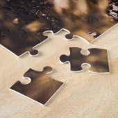 オレゴン海岸海と山々写真の場所 ジグソーパズル (側面)