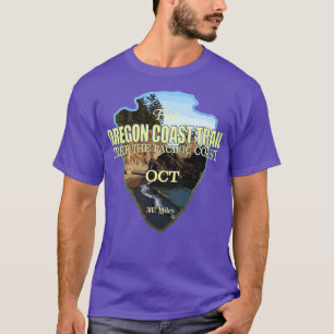 オレゴン海岸線矢印 Tシャツ