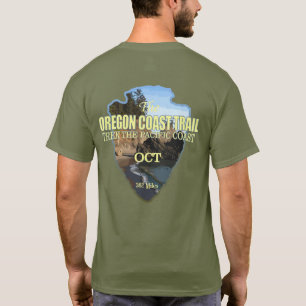オレゴン海岸線(矢尻) Tシャツ