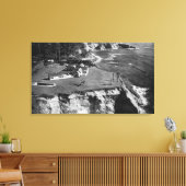 オレゴン海岸西海岸マナーオッタロック キャンバスプリント (インサイチュ (リビング))