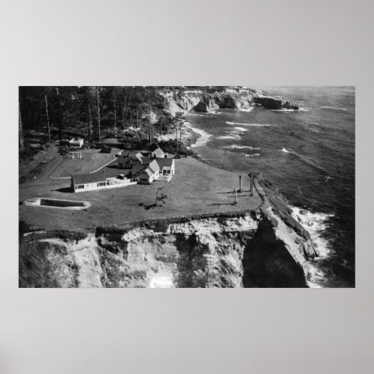 オレゴン海岸西海岸マナーオッタロック ポスター (正面)