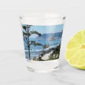 オレゴン海岸風光明媚な海 ショットグラス (正面)