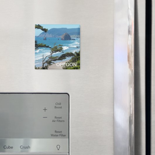 オレゴン海岸風光明媚な海 マグネット (インサイチュ (冷蔵庫))