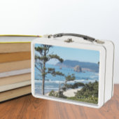 オレゴン海岸風光明媚な海 メタルランチボックス