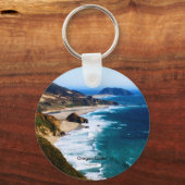 オレゴン海岸、風光明媚な写真、 キーホルダー (正面)